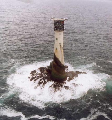 The Wolf Rock lighthouse. Photo: Ken Trethewey (2002)